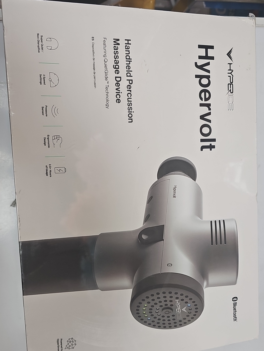 Hyperice Hypervolt Percussion Massage Device - Silver